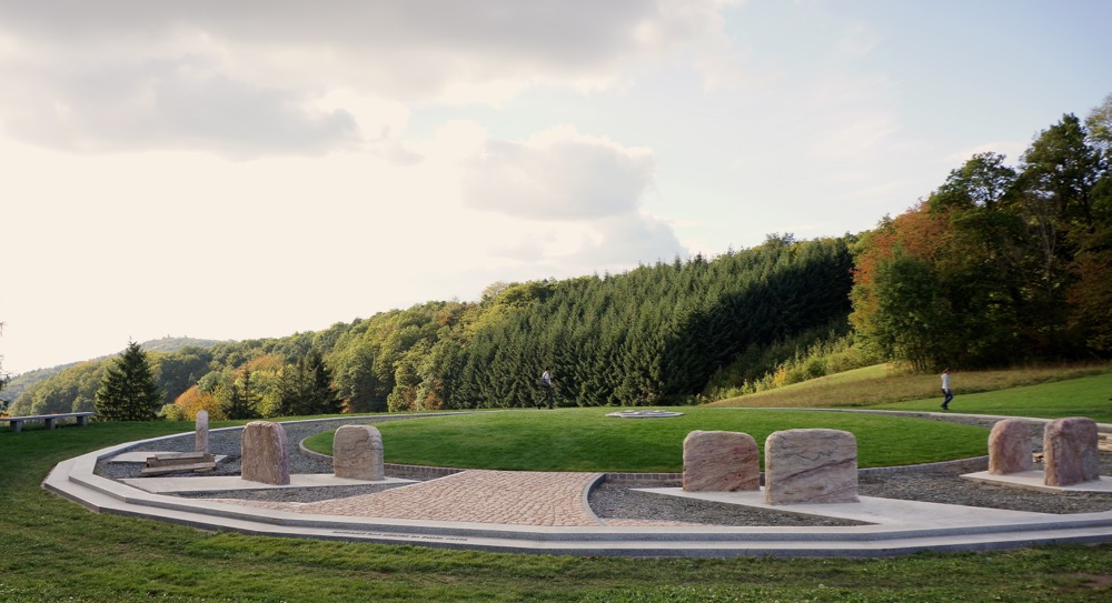 Second row of commemorative stones