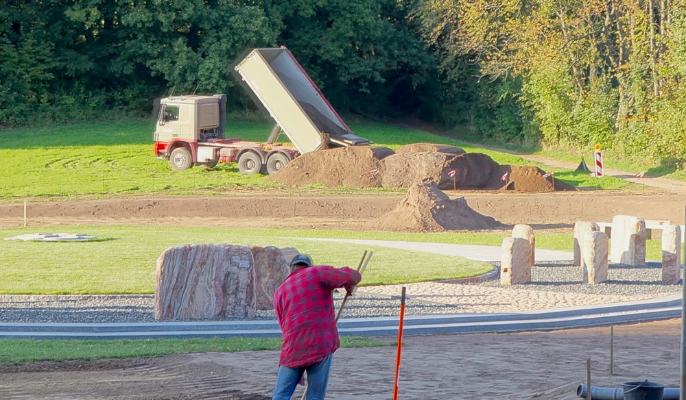 Vegetation soil is delivered