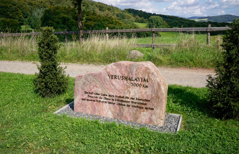 This is how the border stone looked before