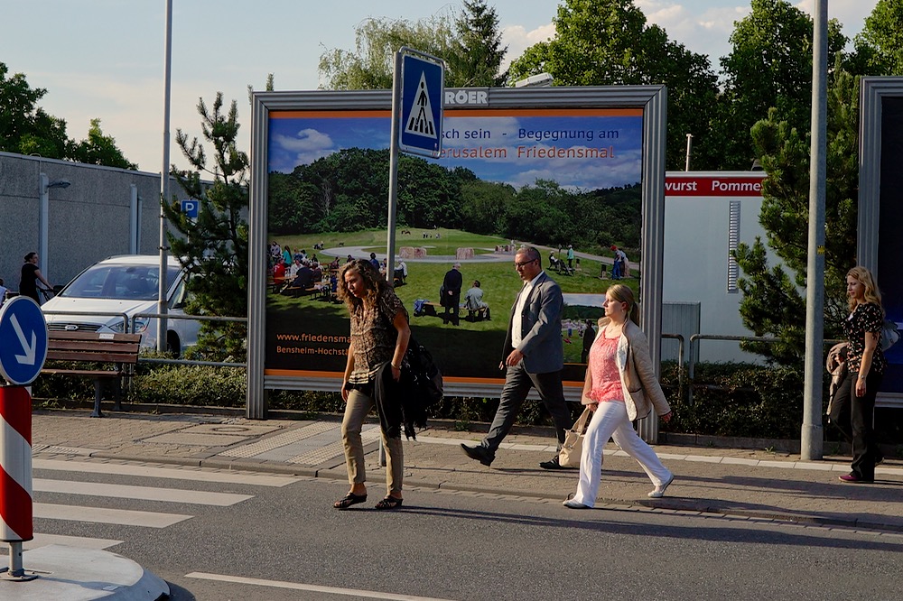 We fight with a poster campaign