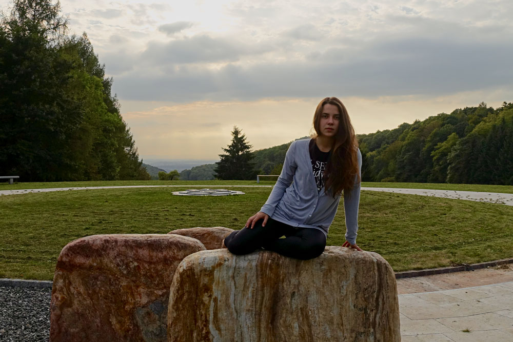 Dancer Natalia Pienkina visiting