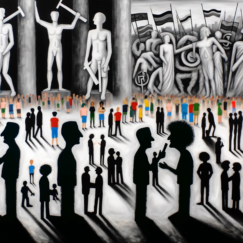 Meinungsfreiheit - A painting