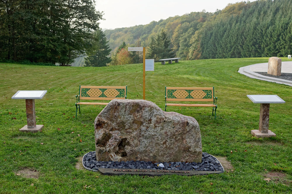 Stone of Encounter at the Jerusalem Friedensmal